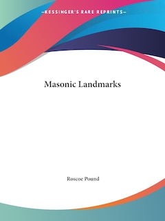 Front cover_Masonic Landmarks