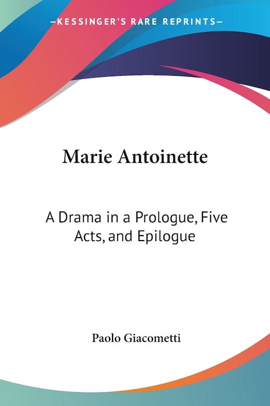 Couverture_Marie Antoinette