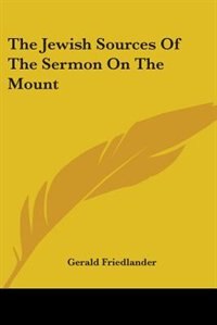 Couverture_The Jewish Sources of the Sermon on the Mount