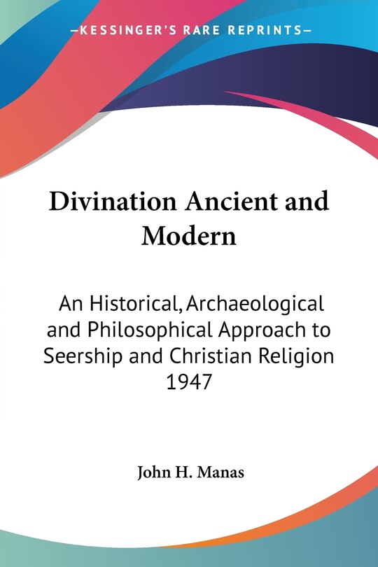 Front cover_Divination Ancient and Modern
