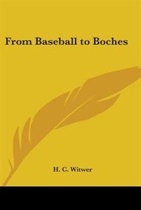 Couverture_From Baseball to Boches