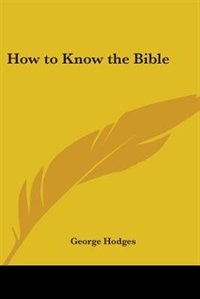 Front cover_How to Know the Bible