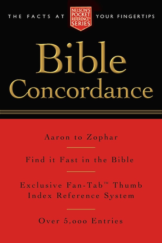 Front cover_Pocket Bible Concordance