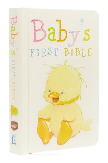 Front cover_Nkjv, Baby's First Bible, Hardcover, White