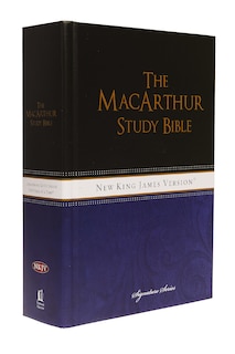Front cover_Nkjv, The Macarthur Study Bible, Large Print, Hardcover, Thumb  Indexed
