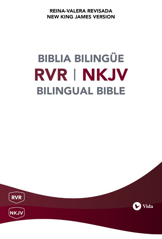 Couverture_NKJV/RVR, Bilingual Bible, Hardcover / NKJV/RVR Biblia Bilingüe, Tapa dura