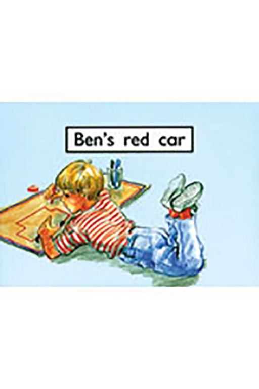 Front cover_Ben's Red Car