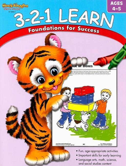 Front cover_3-2-1 Learn Reproducible Ages 4-5