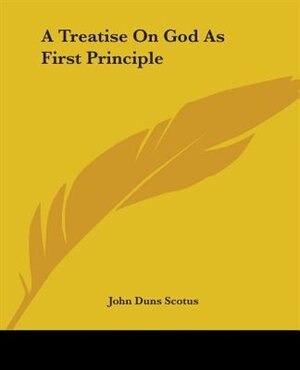 Couverture_A Treatise On God As First Principle