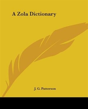 Front cover_A Zola Dictionary