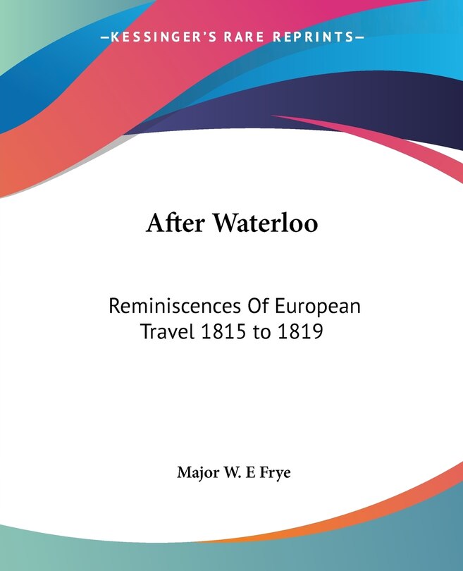 Front cover_After Waterloo