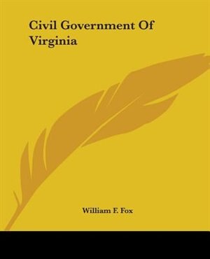 Front cover_Civil Government Of Virginia