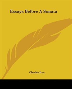 Front cover_Essays Before A Sonata