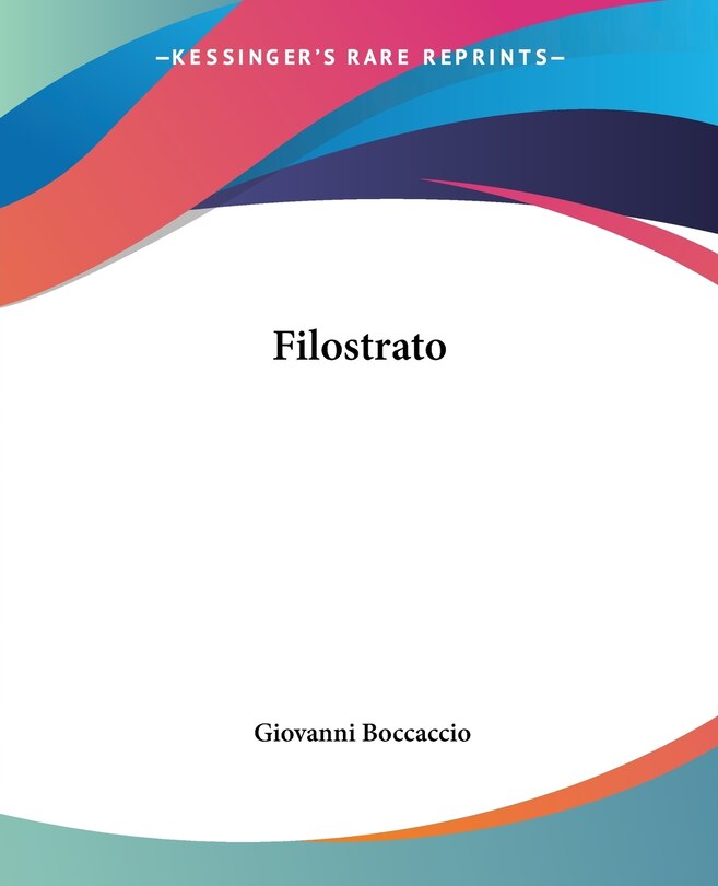 Front cover_Filostrato