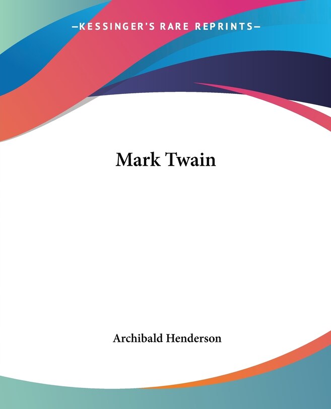 Front cover_Mark Twain