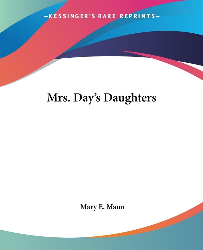 Front cover_Mrs. Day's Daughters