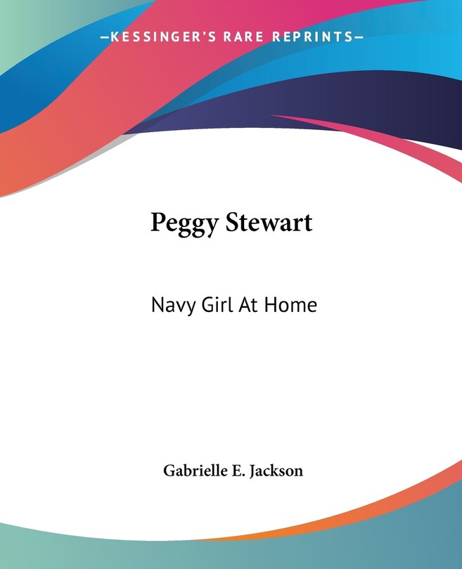 Front cover_Peggy Stewart