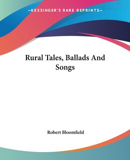 Couverture_Rural Tales, Ballads And Songs