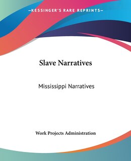 Front cover_Slave Narratives