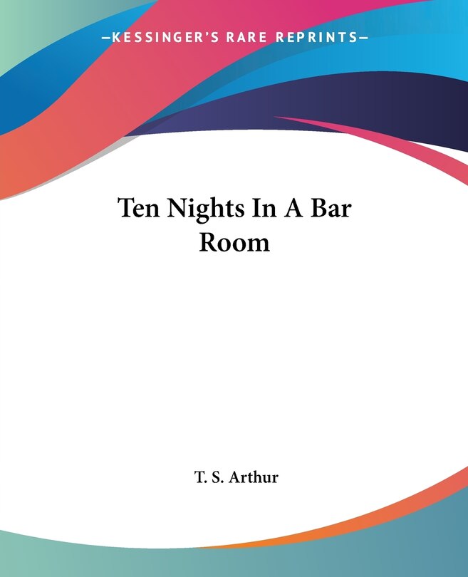 Couverture_Ten Nights In A Bar Room