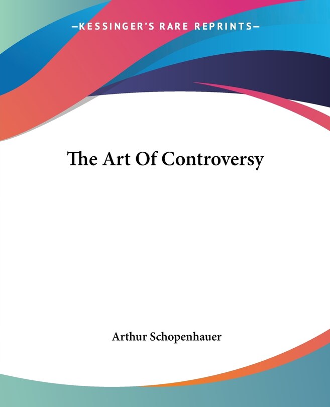 Front cover_The Art Of Controversy