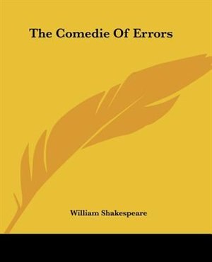 Front cover_The Comedie Of Errors