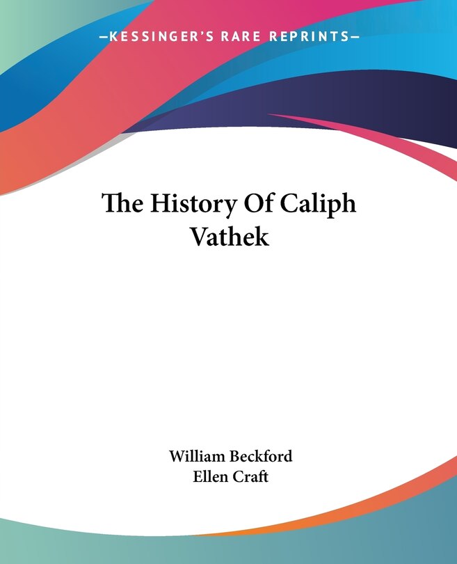 Couverture_The History of Caliph Vathek