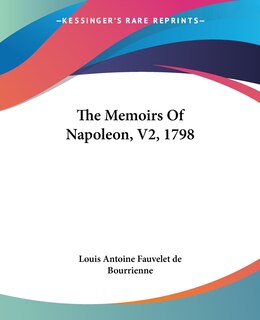 Couverture_The Memoirs Of Napoleon, V2, 1798