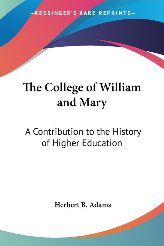 Front cover_The College of William and Mary