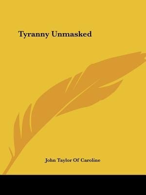 Front cover_Tyranny Unmasked