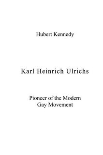 Couverture_Karl Heinrich Ulrichs