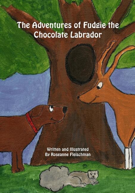 Front cover_The Adventures of Fudgie the Chocolate Labrador