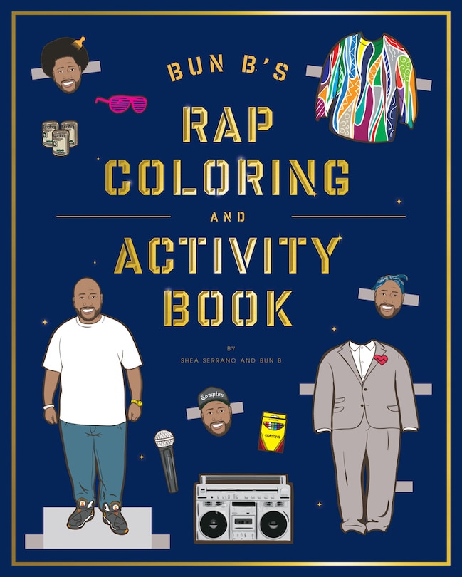 Front cover_Bun B's Rap Coloring and Activity Book