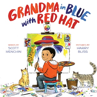 Front cover_Grandma In Blue With Red Hat