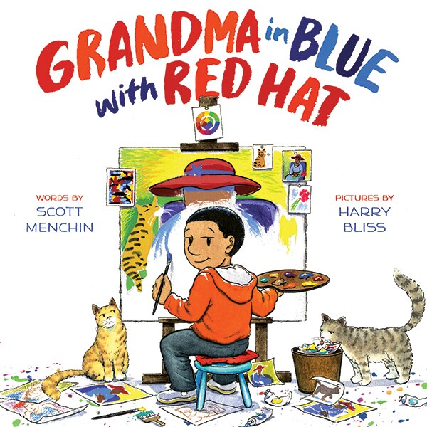 Front cover_Grandma In Blue With Red Hat