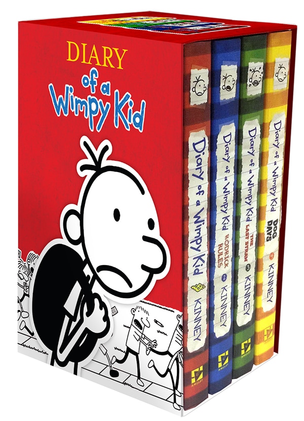 Diary Of A Wimpy Kid Box Of Books 1-4 Revised Book By Jeff Kinney