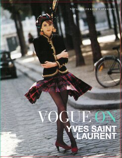 Front cover_VOGUE ON YVES ST LAURENT