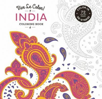 Front cover_Vive Le Color! India (adult Coloring Book)