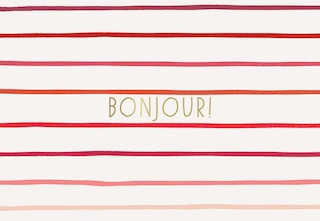 Front cover_Paris Street Style Notecards: Bonjour!