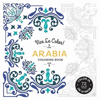 Front cover_Vive Le Color! Arabia (Adult Coloring Book)