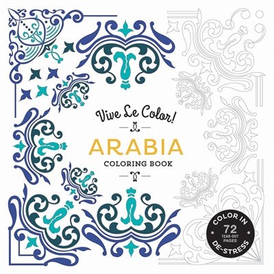 Front cover_Vive Le Color! Arabia (Adult Coloring Book)