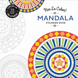 Front cover_Vive Le Color! Mandala (Adult Coloring Book)