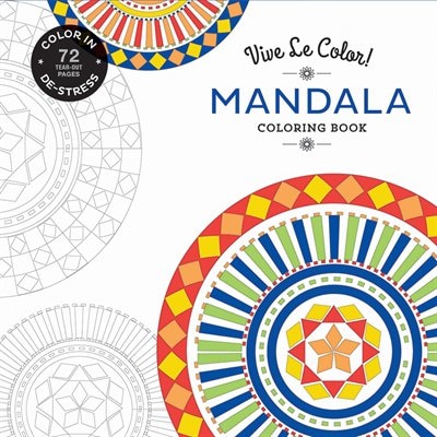 Front cover_Vive Le Color! Mandala (Adult Coloring Book)