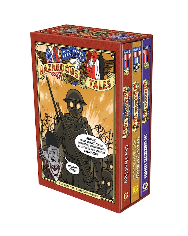 Couverture_Nathan Hale's Hazardous Tales 3-book Box Set