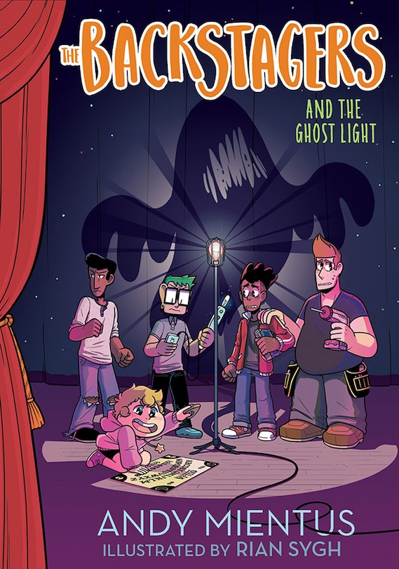 Front cover_The Backstagers and the Ghost Light (Backstagers #1)