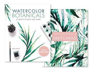 Front cover_Watercolor Botanicals (2 Books In 1)