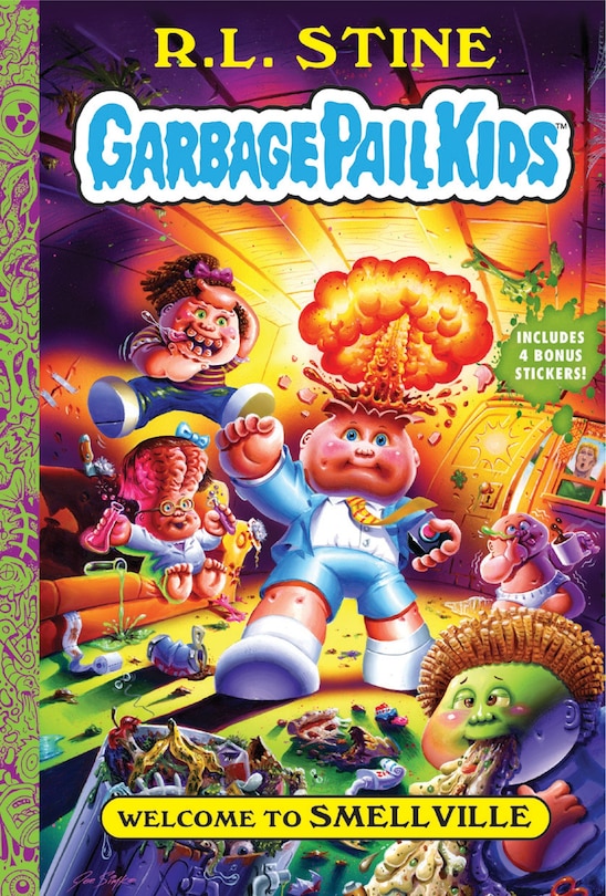 Front cover_Welcome to Smellville (Garbage Pail Kids Book 1)
