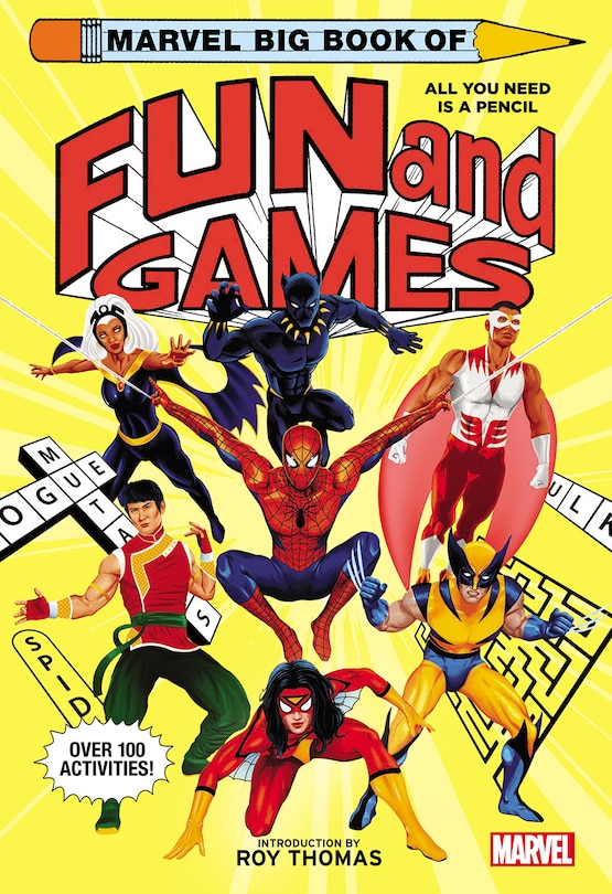 Front cover_Marvel Big Book Of Fun And Games