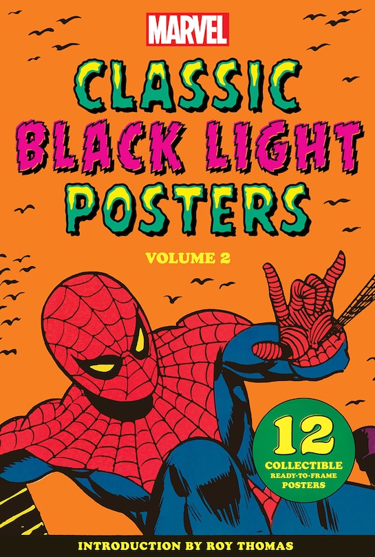 Front cover_Marvel Classic Black Light Collectible Poster Portfolio Volume 2