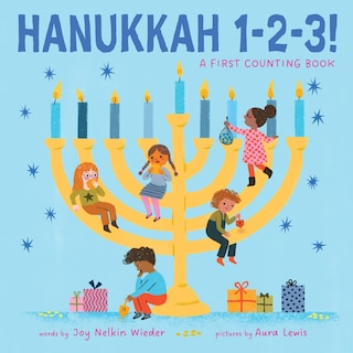 Front cover_Hanukkah 1-2-3!: A First Counting Book (A Jewish Holiday Concept Book)